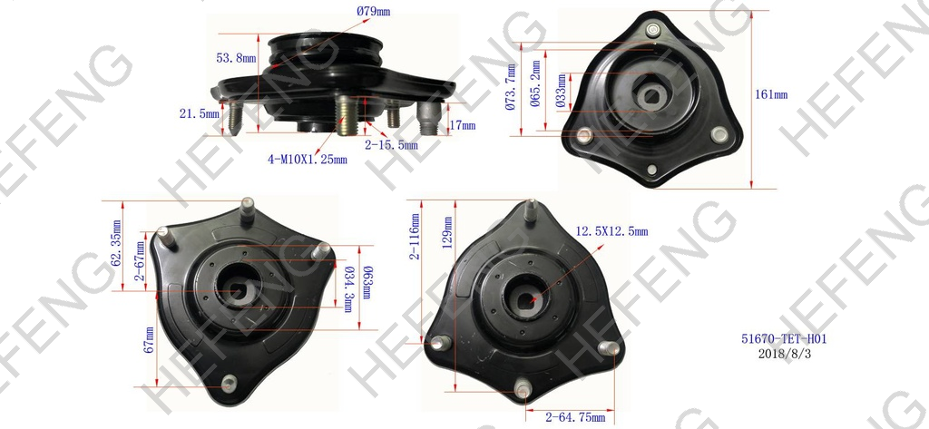 51670-TET-H01 2016 CIVIC | XIAMEN HEFENG INTERNATIONAL CO.,LTD
